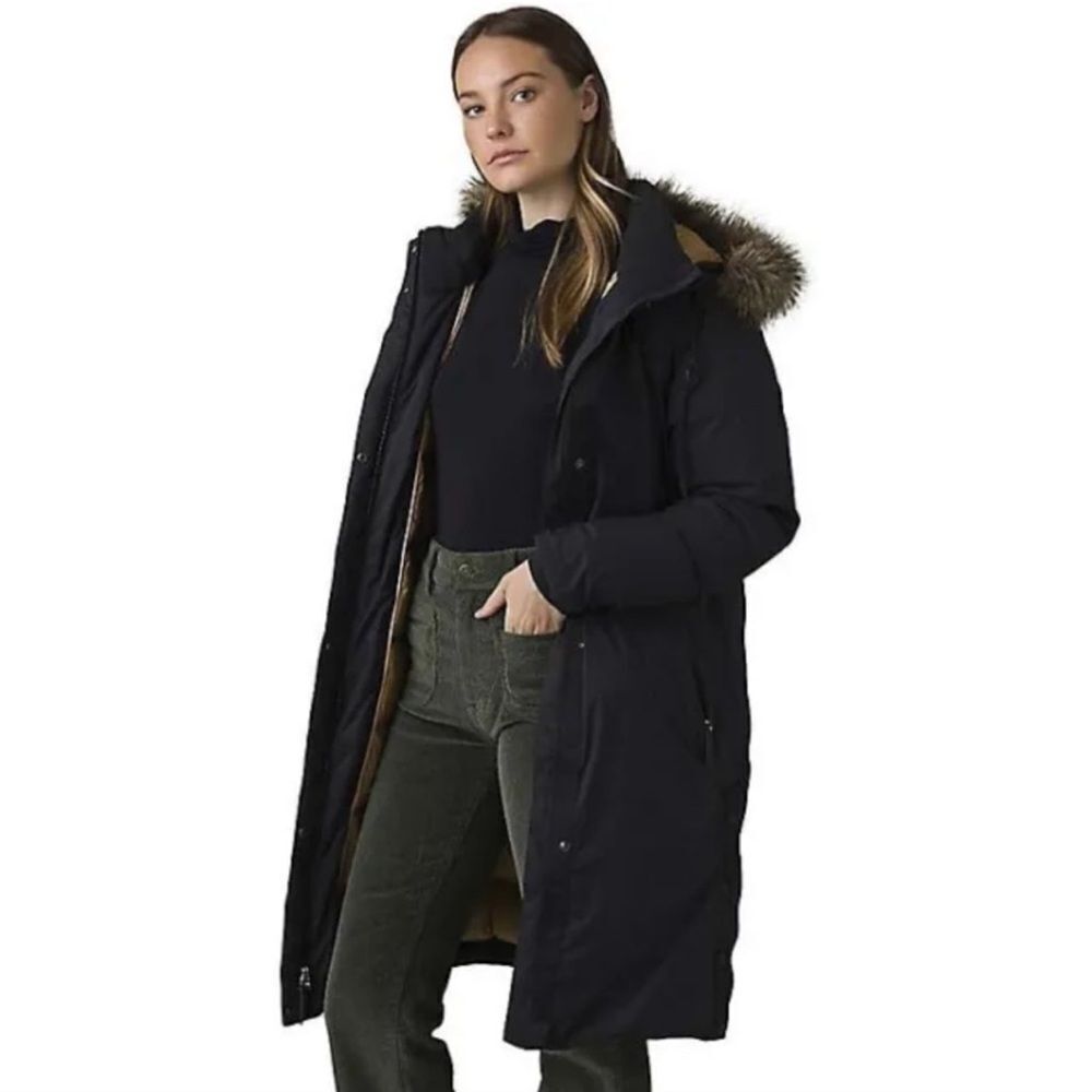 Women’s Prana Down Filed Long Winter Coat C50